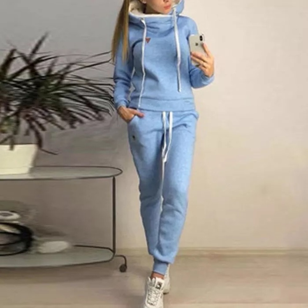 Women’s two piece track suit set top and bottoms